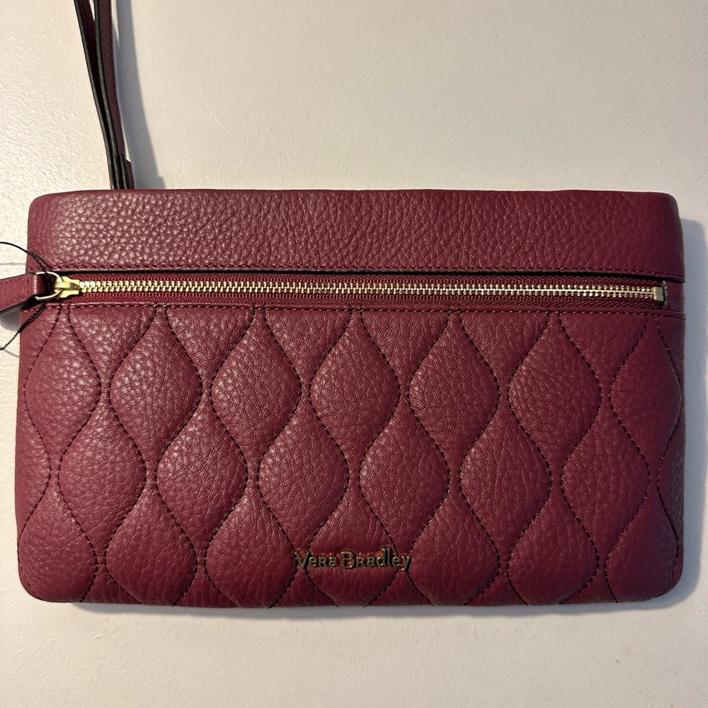 Vera Bradley Quilted Mia Wristlet